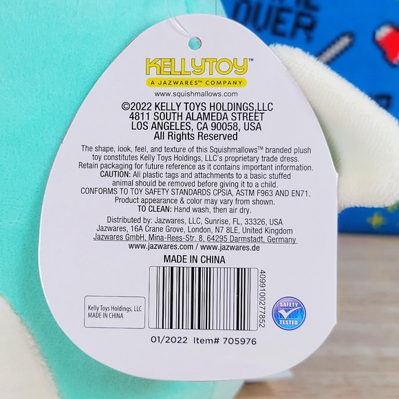 Squishmallow Palasha the Dragon 7" UltraSoft Valentine's Day Toy Plush NWT - Picture 6 of 6